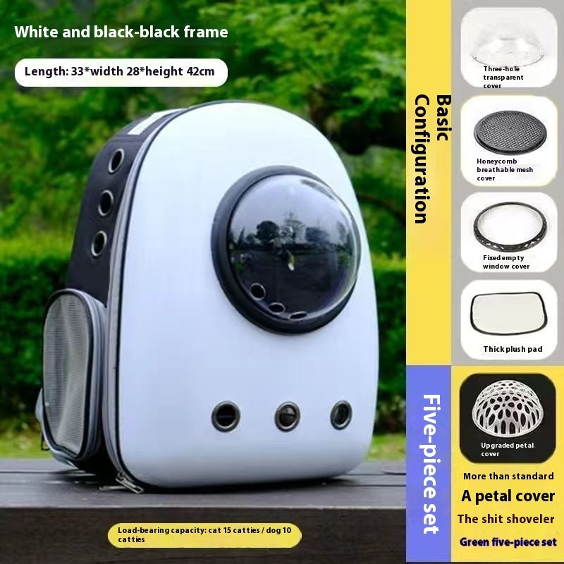 Elevate Your Pet's Adventures with the Plus-sized Space Capsule Pet Backpack