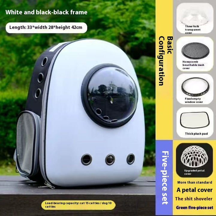 Elevate Your Pet's Adventures with the Plus-sized Space Capsule Pet Backpack