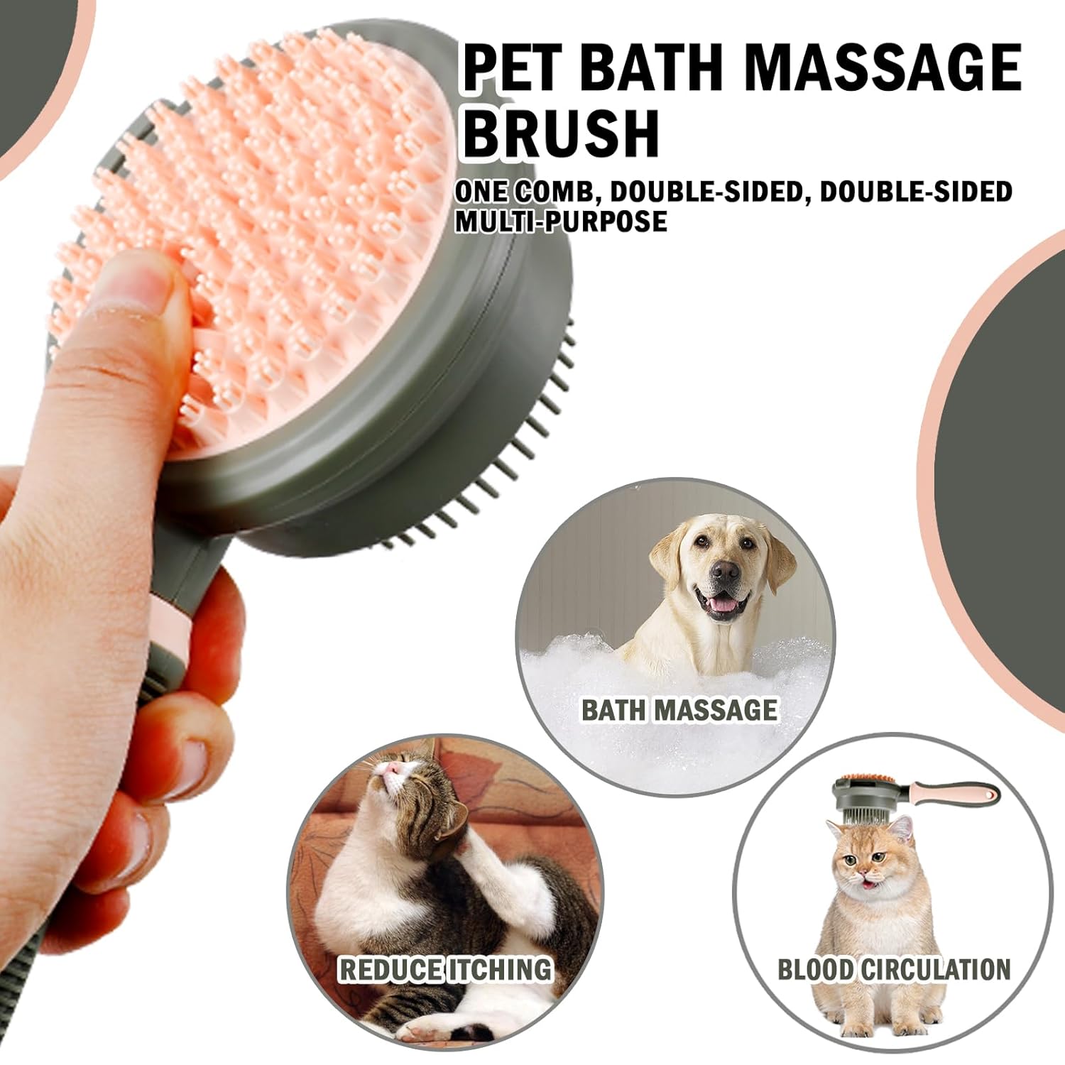 2 In 1 Double Side Cat Brushes For Indoor