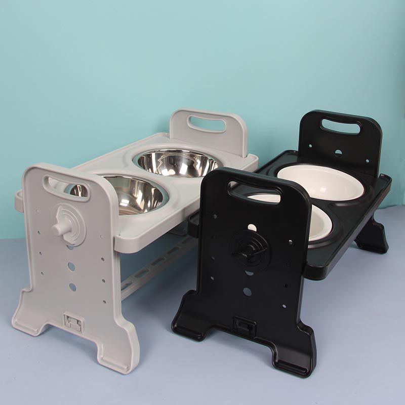 Pet Dining-table Ceramic Stainless Steel