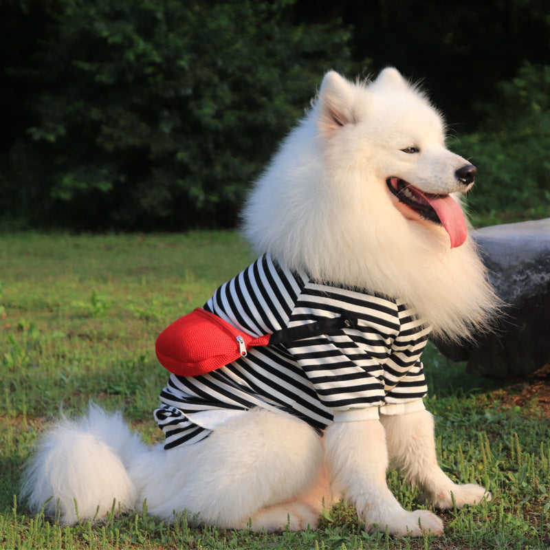 Autumn And Autumn Striped Thin Vest