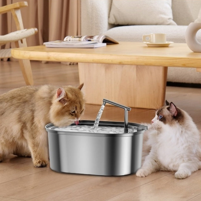 Pet Water Feeder Stainless Steel Antibacterial