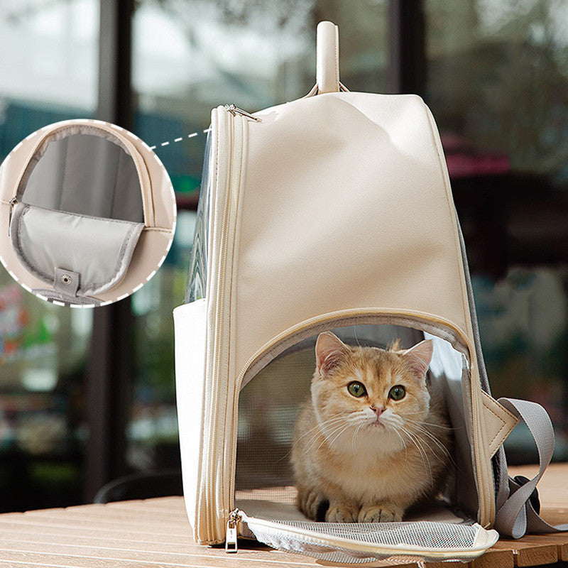 Large Space Visible Transparent Cat Bag