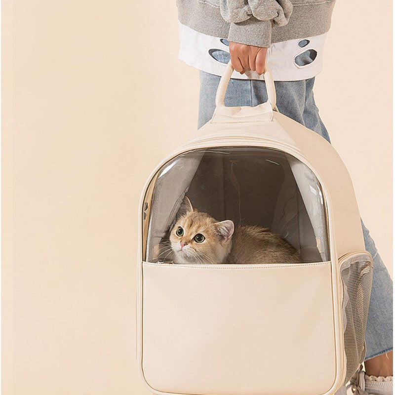 Large Space Visible Transparent Cat Bag