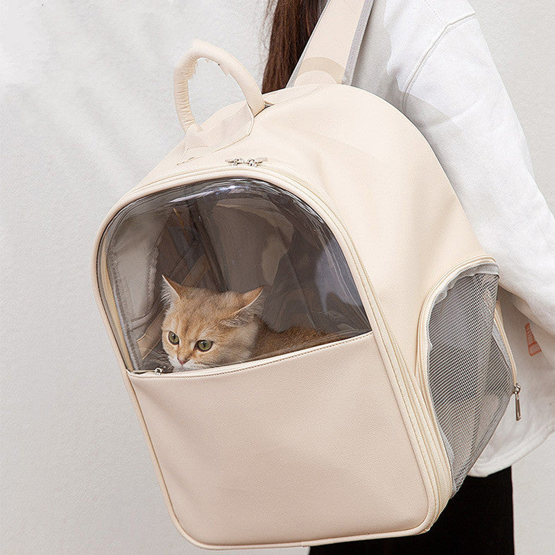 Large Space Visible Transparent Cat Bag