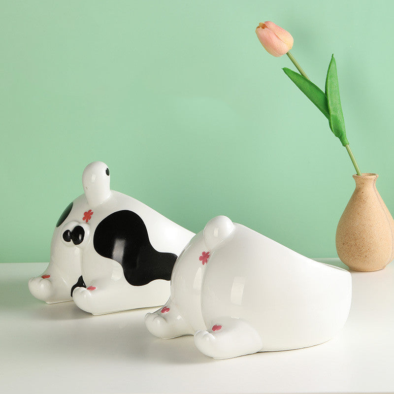 Ceramic Pet Bowl Cat Bowls Dog Feeding