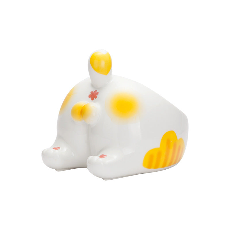 Ceramic Pet Bowl Cat Bowls Dog Feeding