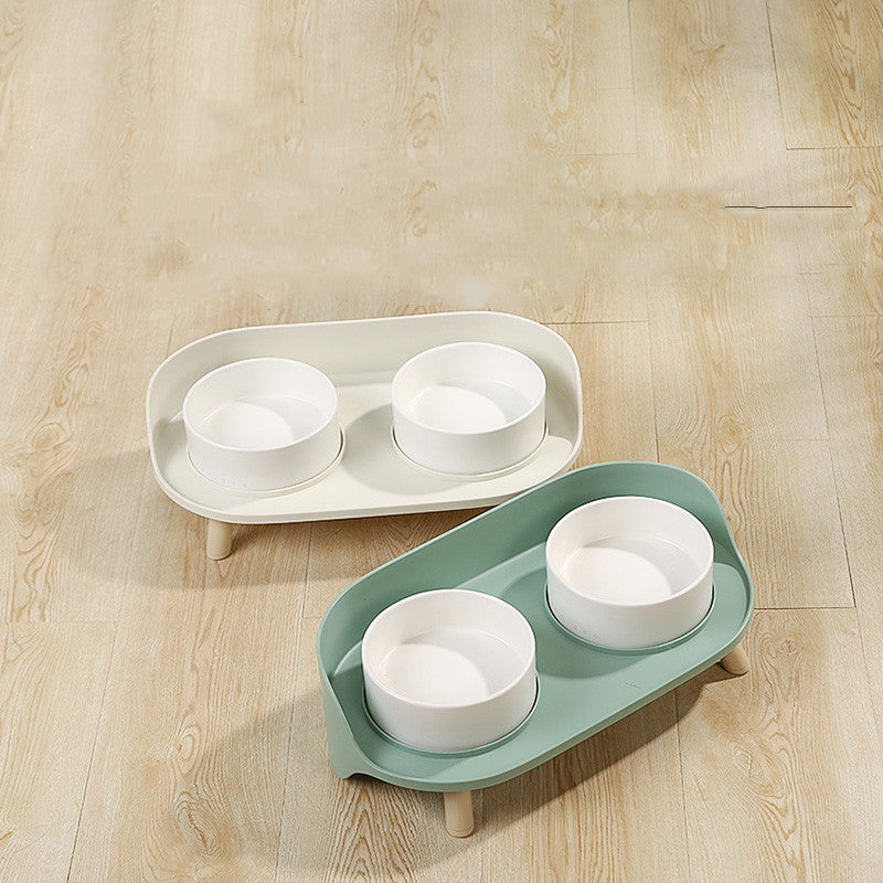 Ceramic Cat Bowl Protect Cervical Vertebra