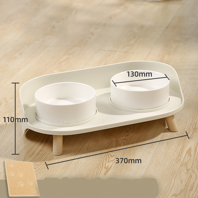 Ceramic Cat Bowl Protect Cervical Vertebra