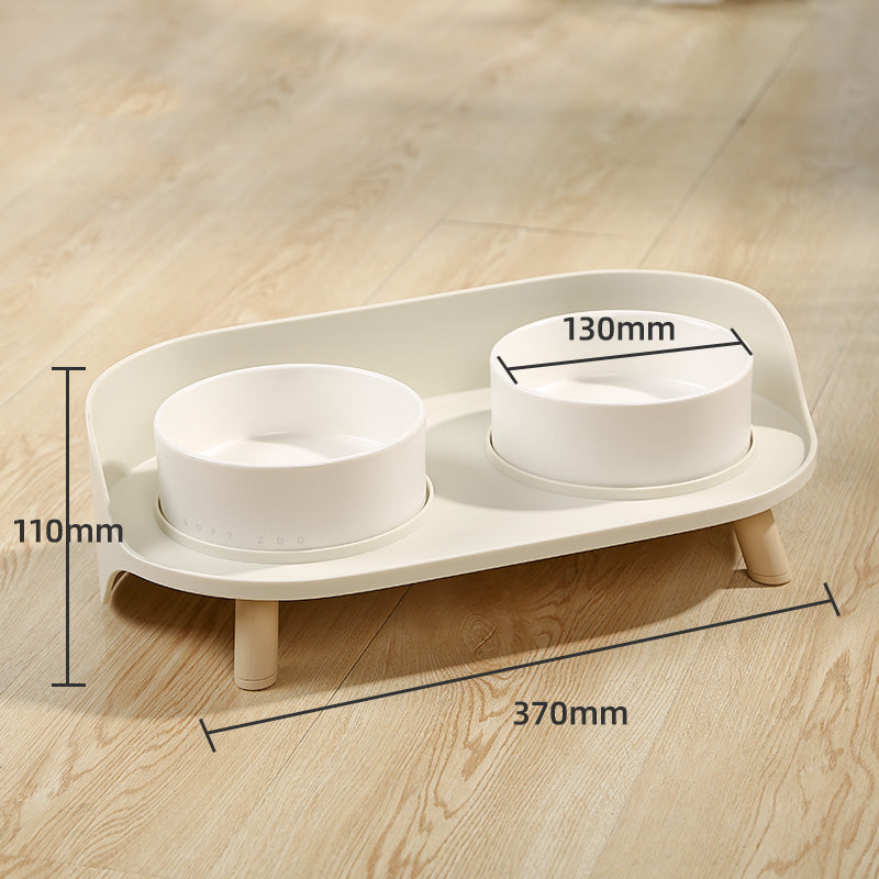 Ceramic Cat Bowl Protect Cervical Vertebra