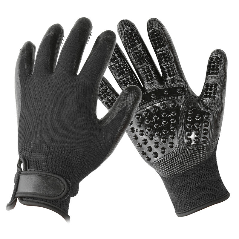 Pet Hair Grooming Glove Cats Soft Rubber