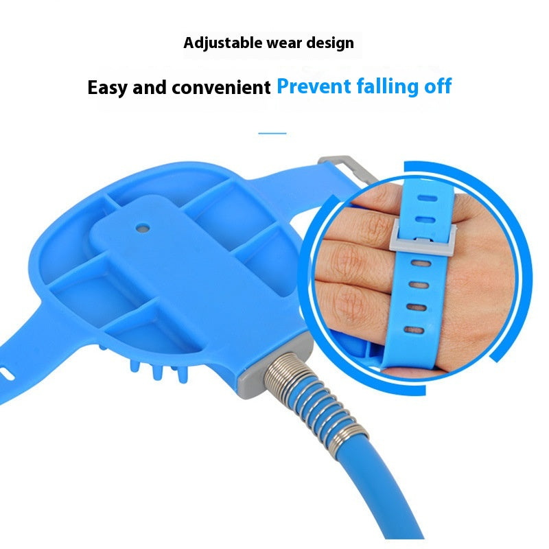 Pet Bathing Gloves Outdoor Shower Dog