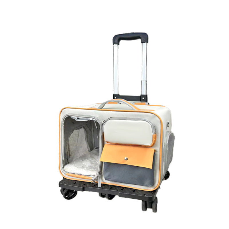 Cat Bag Going Out Pet Trolley Bag