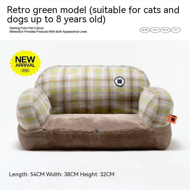 Cat Bed Winter Warm Cat Nest Removable