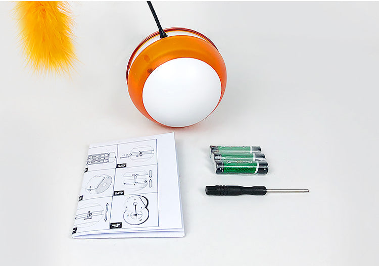 Electric Intelligent Cat Teasing Self Rolling Ball