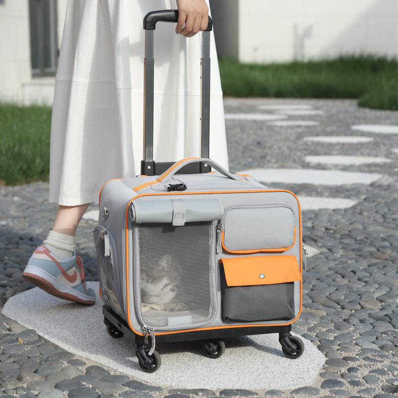 Cat Bag Going Out Pet Trolley Bag