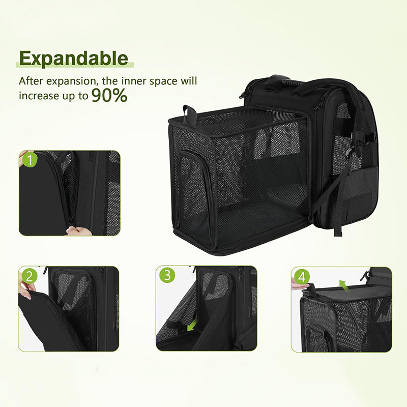 Cat Bag Portable Cat Backpack Extendable