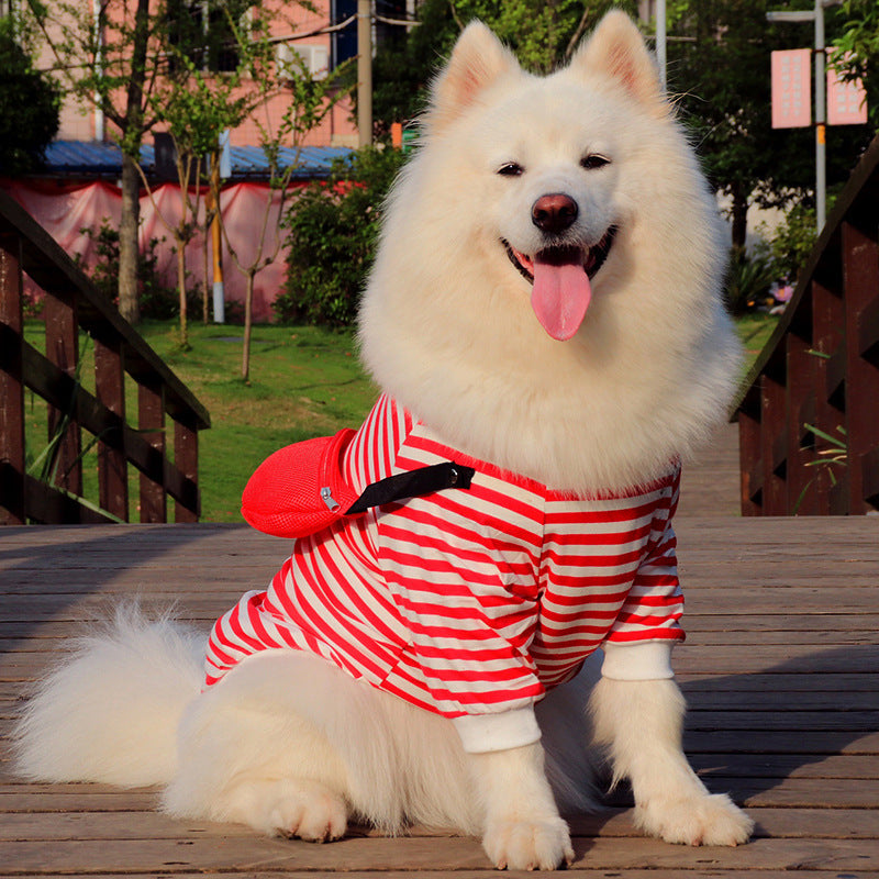 Autumn And Autumn Striped Thin Vest