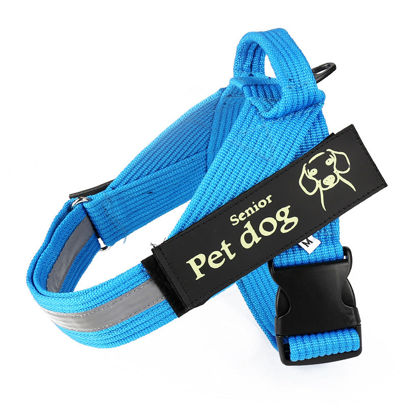 Large Dog Vest Type Chest Harness