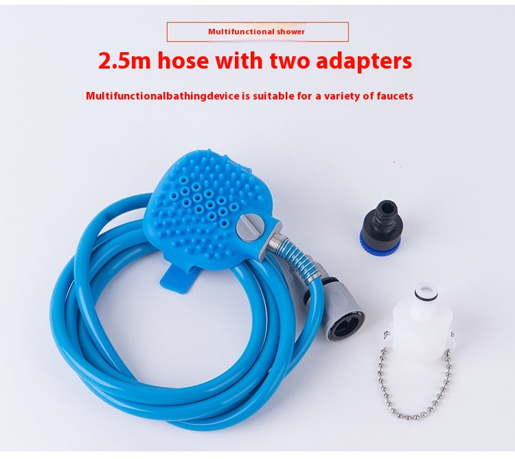 Pet Bathing Gloves Outdoor Shower Dog