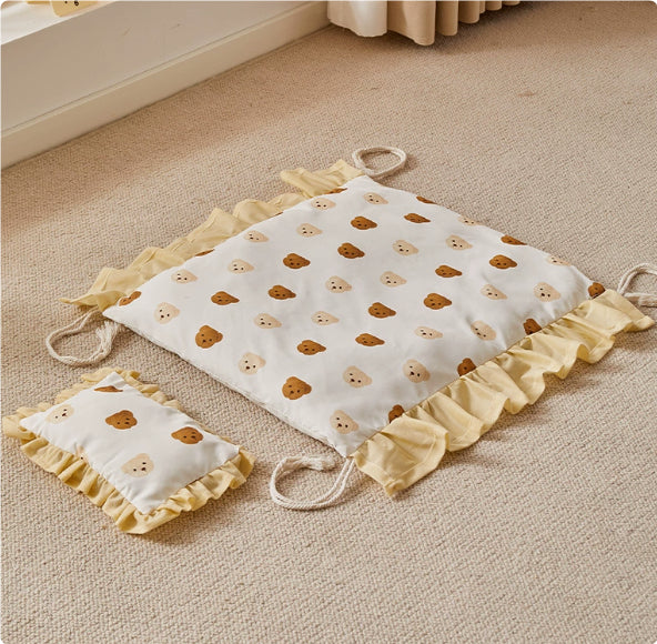 Solid Wood Cat Bed With Removable
