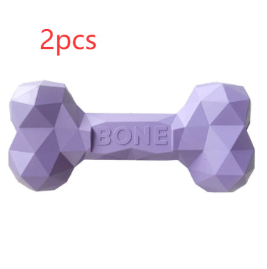 Bite Resistant Rubber Bone Toy