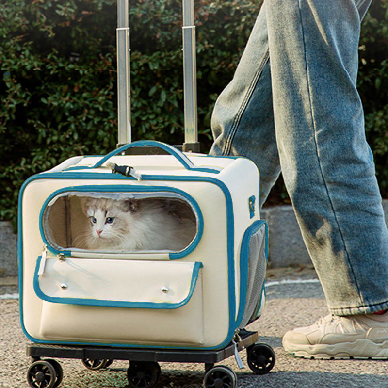 Cat Bag Going Out Pet Trolley Bag