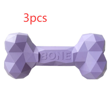 Bite Resistant Rubber Bone Toy