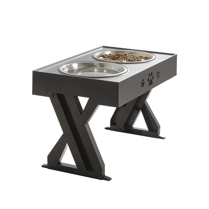 Pet Lifting Table Foldable Dog Drinking Bowl